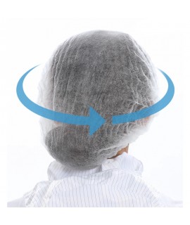 หมวกคลุมผมใช้แล้วทิ้ง ป้องกันฝุ่นและสุขอนามัย หมวกคลุมผมใช้แล้วทิ้ง ป้องกันฝุ่นและสุขอนามัย